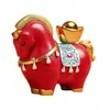 Ornamento Criativo de Cavalo Vermelho em Lingote para Chá, Tendência Nacional, Ornato Decorativo para Aumentar a Riqueza, Decoração de Mesa de Entrada de Escritório, Lembrancinhas