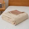 2026 Novo Modelo Toalha de Gaze Seis Camadas Quilt de Algodão Puro Quilt Refrescante de Verão Quilt de Ar Condicionado