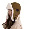 2026 Nuevo Gorro de Invierno de Felpa Engrosada, Cálido Sombrero Cortavientos para Otoño e Invierno, Gorro de Algodón Lei Feng Resistente al Frío para Exteriores para Vehículos Eléctricos