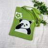 Nova Bolsa Tricotada Panda Bolsa Feminina Grande Capacidade Ombro Transversal Bolsa de Mão Balde Lã Bolsa Axilar