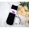 Calcetines de encaje Crescent Spring 209 para mujer, calcetines de encaje de verano, calcetines estampados de alambre de acero fino de media caña, par de calcetines para mujer