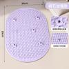 Placa de Pressão com Dedo Oval Silicone Dupla Face Antiderrapante Corrida no Local Tapete para Pés Tapete de Massagem para Casa