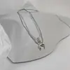 Collar para Hombre Acero de Titanio No se Desvanece Simple Versátil de Gama Alta Collar para Mujer Personalizado Popular Accesorios Venta al por Mayor
