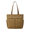 Bolsa Tote Feminina 2024 Nova Lona para o Trabalho Grande Capacidade Bolsa de Ombro Portátil Bolsa Grande Bolsa para Estudante Universitário