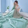 [Transmissão CCTV] Um Planeta Double-Sense Cool Silk Solid Color Double-Sense Quilt Summer Quilt Summer Cool Quilt Air-conditioning Quilt