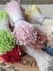 Material de producción de bricolaje hecho a mano con núcleo de flor pequeña, núcleo de flor de color, malla de seda, flor, rosa, varilla giratoria, accesorios