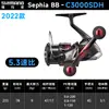 Shimano 25 Modelos Carrete de Pesca Spinning Sephia Ss Carrete para Calamar Carrete para Camarones Xr Carrete de Pesca de Agua Dulce y Salada