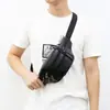 Nuevo Bolso de Cintura de PU para Hombre, Bolso Cruzado de Hombro de Negocios, Bolso de Pecho para Deportes de Running, Mochila Táctica para Exteriores, Billetera para Monedas de Teléfono Móvil