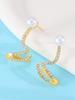 Aretes de Serpiente de Diamante de Zirconia Micro-incrustada de Lujo Ligero Estilo Creativo Cool Aretes de Serpiente Espíritu Elegante y a la Moda Dulces y Cool