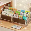 Estantería de libros ilustrados para niños, estantería de escritorio multicapa, estante de almacenamiento de libros de pie para el hogar, bebés y guarderías, un imprescindible para organizar libros