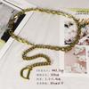 Cadena de Cinturón con Letra D para Celebrante de Internet Cadena de Metal Delgada para Mujer Estilo INS Vestido Suéter Accesorios Cadena de Cintura Moda Vintage