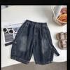 2025 Novo Terno para Meninos Camiseta Polo Infantil Moda Manga Curta Tendência de Verão Conjunto de Duas Peças Shorts Versáteis