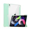 Funda protectora trasera transparente de acrílico para iPad Air4 de 10,9 pulgadas con triple ranura para bolígrafo (2020) y tapa plana abatible.