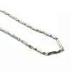 Corrente de suéter atacado de fábrica colar Joker corrente de semente de melão corrente de aço inoxidável com diamantes acessórios de moda masculinos e femininos corrente de clavícula