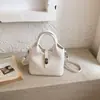 Bolso Elegante Estilo Coreano Bolso Cubo para Mujer 2026 Nuevo Nicho Bolso de Hombro Cruzado de Gama Alta Bolso de Moda para Viajes