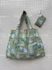 Bolsa de Compras Plegable Impermeable Grande Tela Oxford 210D Bolsa Ecológica de Dibujos Animados Bolso de Hombro Único Bolsa para Supermercado Ligera