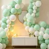 Balões macaron sonhadores com um esquema de cores rosa e branco de alta qualidade para decorações de aniversário, decoração de cena de festa de primeiro aniversário, atacado de balões
