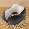 Almohada de Espuma Viscoelástica en Forma de U Almohada de Dibujos Animados en Forma de U logo Regalo para Actividad Almohada de Viaje Siesta Almohada Cervical para el Cuello