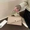 Bolso de Mano y Bolso Cruzado para Mujer, Hermoso y Sencillo, Nuevo Estilo Europeo y Americano, Color Sólido, Elegante, Otoño e Invierno 2025, Gran Capacidad, Bolso Cuadrado Pequeño Retro