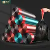 Bolsa de basura con cordón, portátil, gruesa, de plástico, grande, para cocina y oficina.
