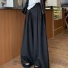 Pantalones de Traje Holgados Adelgazantes de Cintura Alta Estilo Coreano para Mujer, Pantalones Casuales de Verano Delgados de Moda de Alta Gama con Caída, Pantalones hasta el Suelo para Mujer