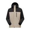 Chaqueta de dos piezas 3 en 1 para hombre, nuevo estándar nacional, chaqueta impermeable y a prueba de viento para exteriores para mujer, senderismo y montañismo