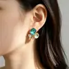 Pendientes geométricos irregulares coloridos de diseño de nicho nuevo, únicos y simples, pendientes para mujer elegantes y versátiles
