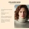 Mascarilla de Colágeno Hidrata y Nutre la Piel del Rostro, Hidratación Diaria Suave, Amigable con la Piel, Mascarilla Revitalizante para el Cuidado de la Piel