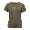 Top Deportivo Transfronterizo de Secado Rápido Transpirable Fitness Running Blusa Holgada Cuello Redondo Manga Corta Camiseta Ropa de Yoga de Verano para Mujer
