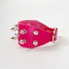 Pulseira de Couro Multicamadas Novo Estilo Transfronteiriça, Pulseira de Pulso Studded Estilo Punk Street, Pulseira Exagerada para Boate