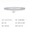 Pulsera de tenis de moissanita de plata S925 para mujer, estilo nuevo, pulsera unisex chapada en oro y plata, artículo más vendido para ventas transfronterizas, en stock