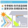Cortinas de ensueño estilo japonés para balcón de sala de estar, protección solar y aislamiento térmico, translúcidas pero no transparentes, mosquitera, cortina transparente, parasol translúcido tipo espejo