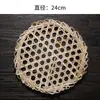 Esterilla hexagonal de bambú tejido con fondo antiadherente esterilla de bambú lámina de red de bambú varilla de bambú da de bambú red inferior de bambú olla de barro guiso pescado otro