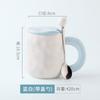 Caneca de Cerâmica Design de Nicho Menina Fofa Copo de Pão Copo de Cerâmica Copo de Café Leite Copo de Presente