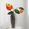 Flor de simulación de alta calidad PU Dátura fotografía de paisaje arreglo de decoración suave para el hogar decoración colgante de boda decoración de jardín pared de flores colgante