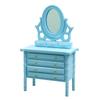 1:12 casa de bonecas casa de bonecas mini móveis jacarandá pequena mesa de móveis cor penteadeira com espelho