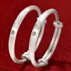 Pulsera Bebé Serpiente Dragón Plata de Ley S9999 Plata para Pie Año del Conejo Año del Buey y Tigre Pulsera Infantil Bebé Luna Llena Cien Días Bebé Niño
