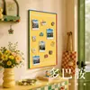 Arte de pared para dormitorio inspirado en la dopamina, decoraciones para sala de estar y recibidor, arte de pared magnético de acero inoxidable, imanes para refrigerador, arte de pared para fotos