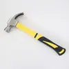 Martillo de uña con mango recubierto de plástico, Martillo de uña para carpintería, Herramienta de martillo de hierro para uso doméstico, Martillo de uña de acero especial integrado, Martillo de goma