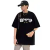 Camisetas de Manga Corta Transfronterizas para Niños y Niñas, Dibujos Animados Hip-Hop Estilo Ins Boyfriend Pareja Tops Casuales, Camisetas de Manga Media de Verano