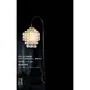 Nuevos Accesorios para Bodas Luces Guía de Camino Tiras de Hielo Cristal Madreperla Hierro Forjado Soporte Guía de Camino Escenario de Boda Decoración Dorada Guía de Camino