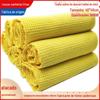Toalha de carro de abacaxi absorvente com grade, toalha de vidro espessa, microfibra waffle favo de mel, limpeza, toalha para lavagem de carro