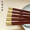 Palillos de Madera de Ala de Pollo Vajilla para el Hogar No Fácil de Enmohecer Palillos Antideslizantes Palillos de Madera Original Retro Escalón a Escalón Palillos de Madera Regalo