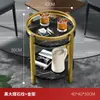 Mesa de Café para Mesa de Mahjong, Cinzeiro e Porta-Chá de Dupla Camada para Sala de Jogos, Mesa Lateral para Mesa de Mahjong, Mesa de Chá, Mesa de Café Redonda de Luxo Leve