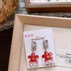 Pendientes de Clip de Resina Coloridos Lindos con Forma de Personaje de Dibujos Animados para Niñas, Accesorios de Pendientes de Lazo Corazón Explosivo