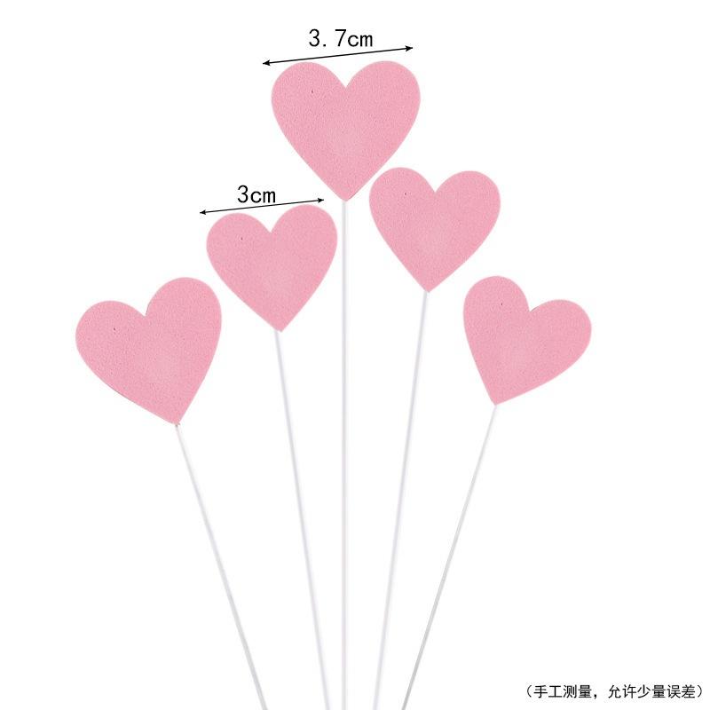 SKU-15-EVA爱心粉色插牌 (1)