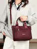 Bolso de Hombro de Tela Oxford para Mujer, Bolso de Mano Versátil Impermeable de Nylon, Bolso Cruzado Estilo Mamá, Bolso de Lona Elegante y Sencillo para el Trabajo