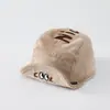 Gorro suave de ala flexible para bebé, color oscuro, resistente a la suciedad, gorro cálido de pana para otoño con bordado de letras, gorra para bebé