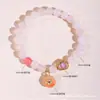 Venta Caliente Europea y Americana Joyería Hecha a Mano DIY Pulsera para Niños Pulsera de Diseño de Nicho Femenino Pulsera para Regalar Traje Rosa
