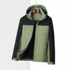 Chaqueta de Trabajo Impermeable a Prueba de Viento para Exteriores Personalizada Tres en Uno con Logo Impreso Bordado de Bloques de Color de Alta Calidad